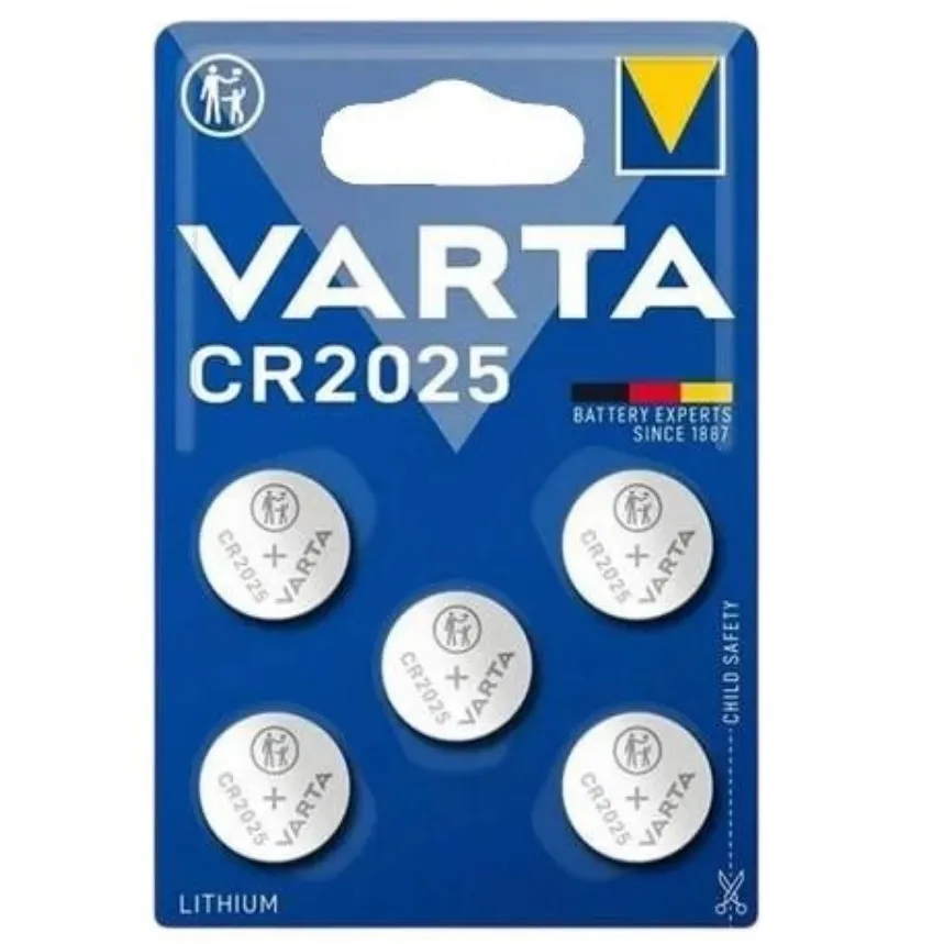 Батарейка Varta CR2025 BL 5 шт. - зображення 1