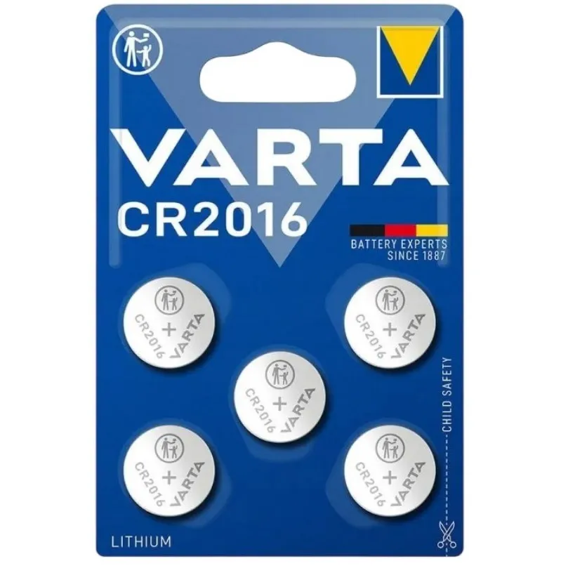 Батарейка Varta CR2016 BL 5 шт. - зображення 1