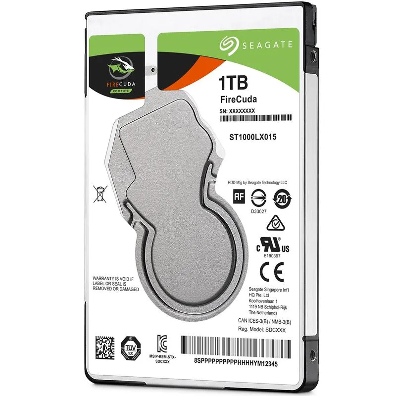 Накопичувач HDD 2.5" SATA 1.0TB Seagate FireCuda 5400rpm 128MB (ST1000LX015)_Refurbished - зображення 1