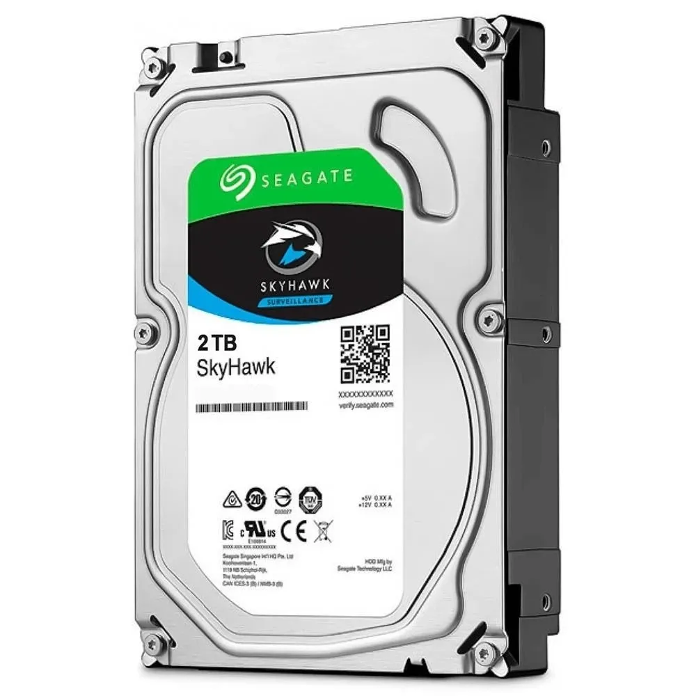 Накопичувач HDD SATA 2.0TB Seagate SkyHawk Surveillance 256MB (ST2000VX015) - зображення 1