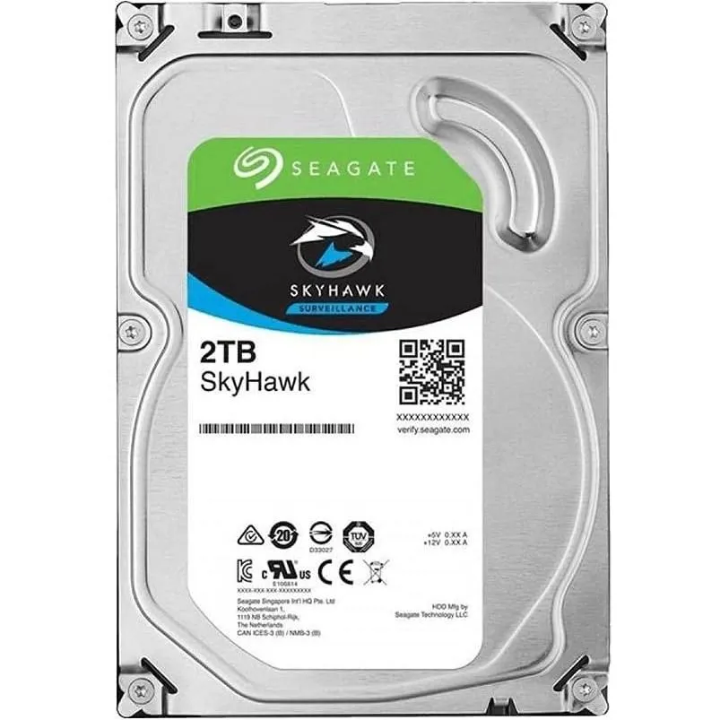 Накопичувач HDD SATA 2.0TB Seagate SkyHawk Surveillance 256MB (ST2000VX015) - мініатюра 3