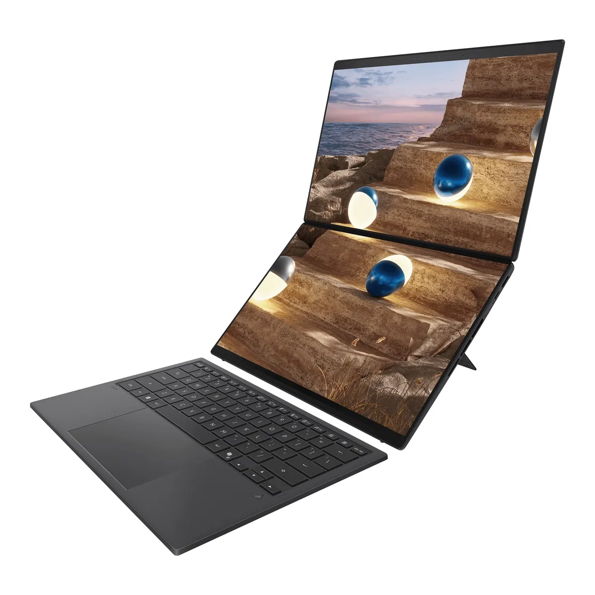 Ноутбук Asus Zenbook Duo UX8407AA-SN604W (90NB16V1-M00ZD0) Moher Gray - мініатюра 5