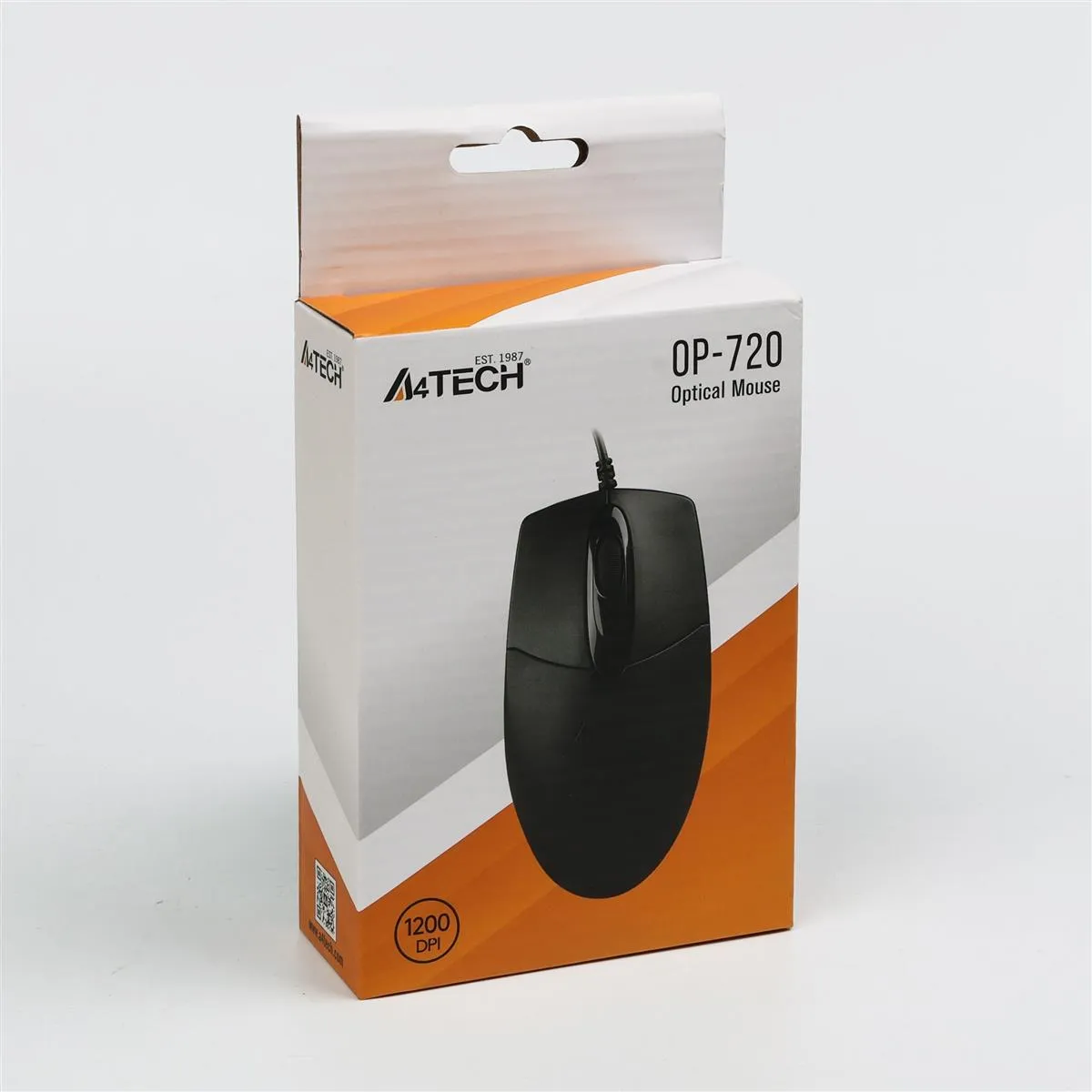 Миша A4Tech OP-720 Black USB - мініатюра 6