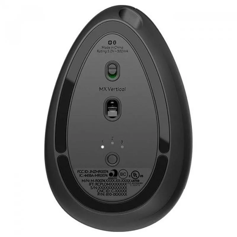 Миша бездротова Logitech MX Vertical Black (910-005448) - мініатюра 5