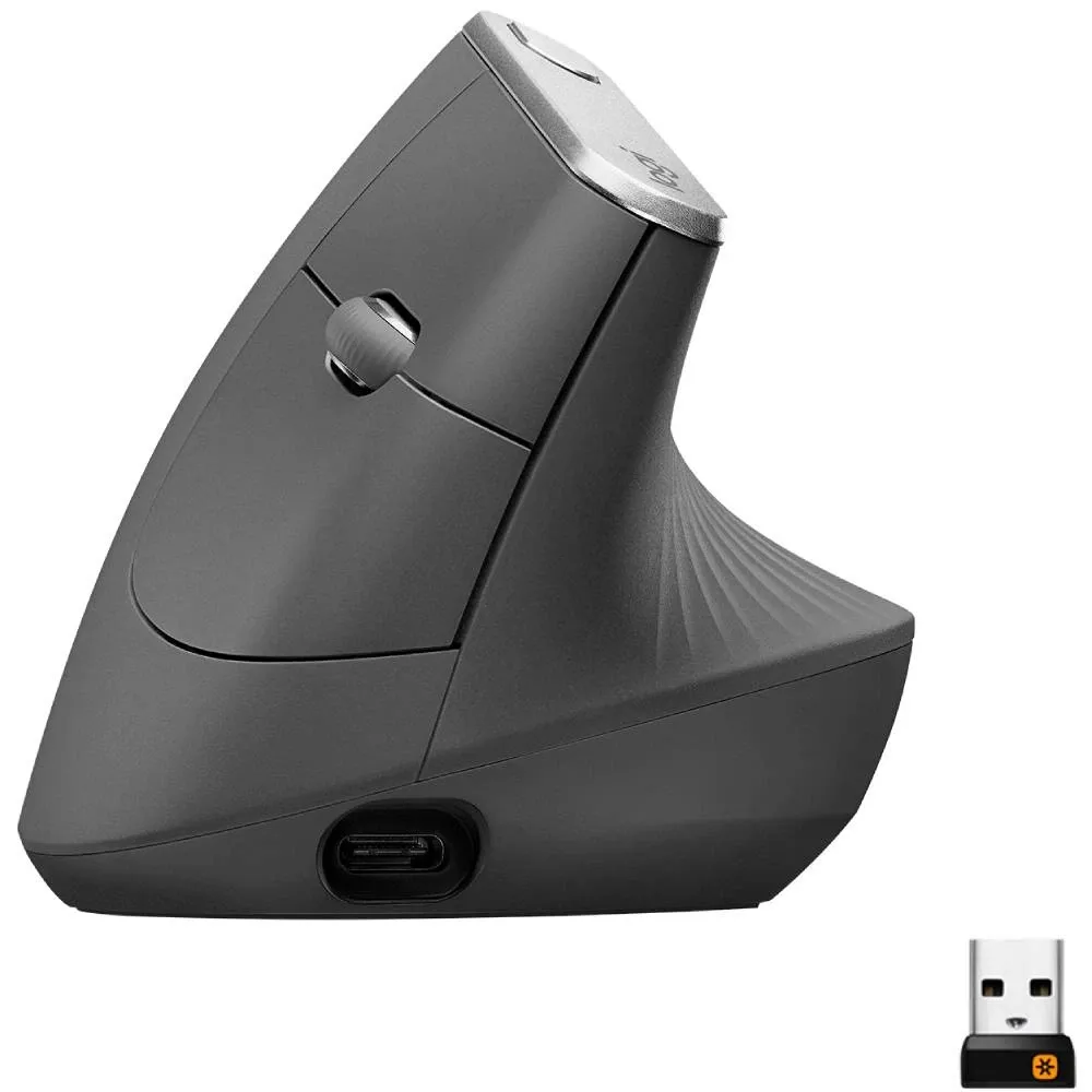 Миша бездротова Logitech MX Vertical Black (910-005448) - мініатюра 6