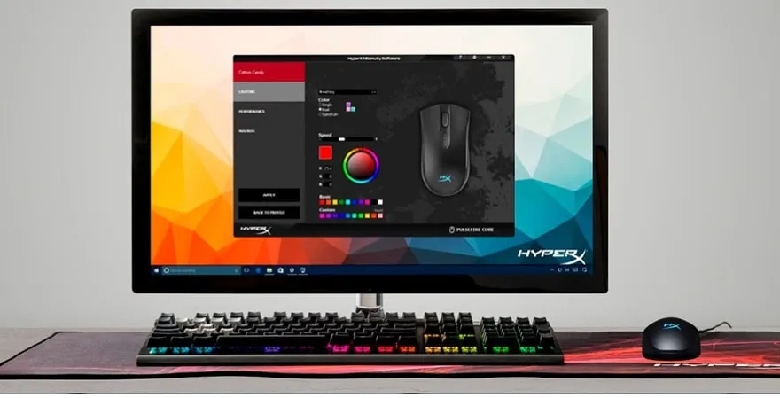 Миша HyperX Pulsefire Core RGB Black (4P4F8AA) - мініатюра 5
