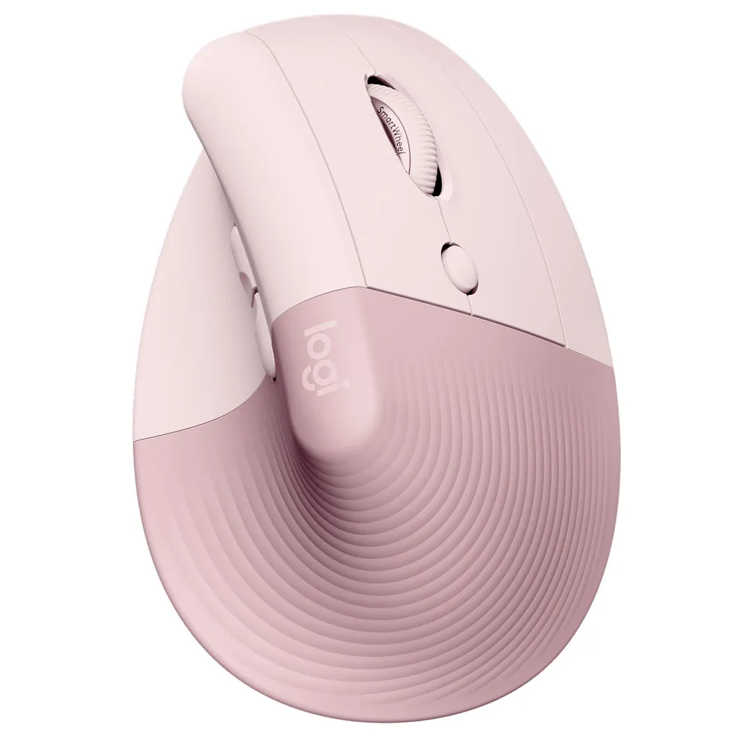 Миша бездротова Logitech Lift Vertical Ergonomic Rose (910-006478) - зображення 1