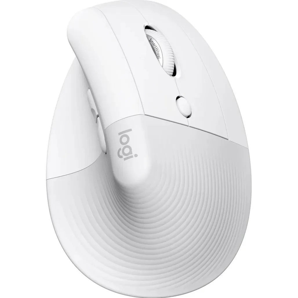 Миша бездротова Logitech Lift for Mac Vertical Ergonomic White (910-006477) - мініатюра 6