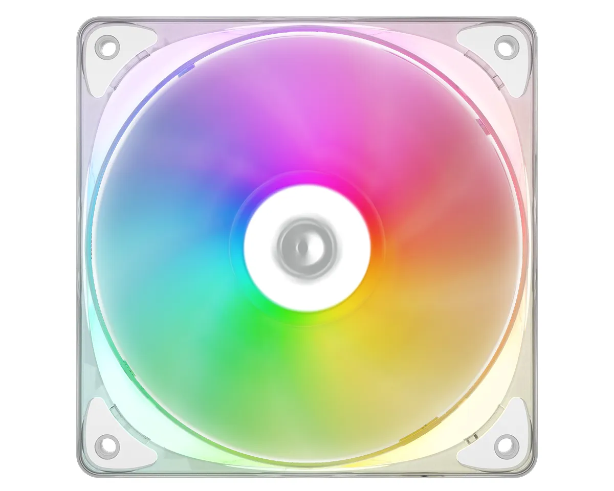 Вентилятор ID-Cooling Crystal 120 White - зображення 1