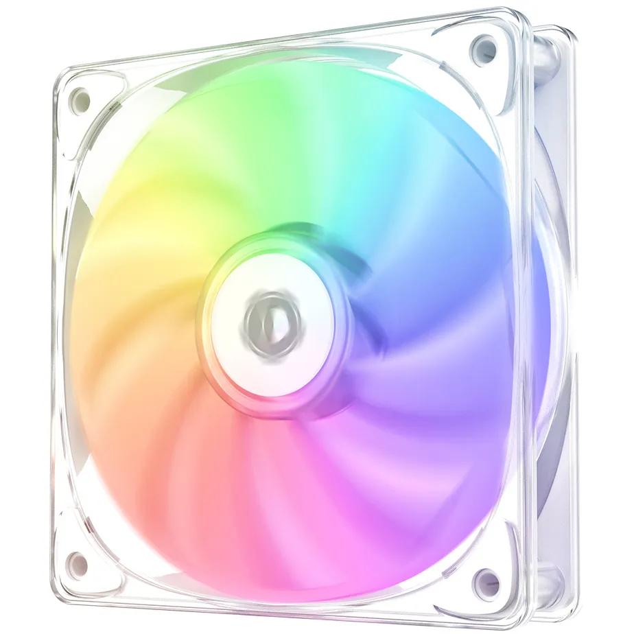 Вентилятор ID-Cooling Crystal 120 White - мініатюра 4