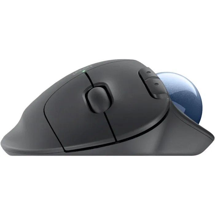Миша бездротова Logitech Ergo M575S Graphite + Blue Ball (910-007029) - мініатюра 2