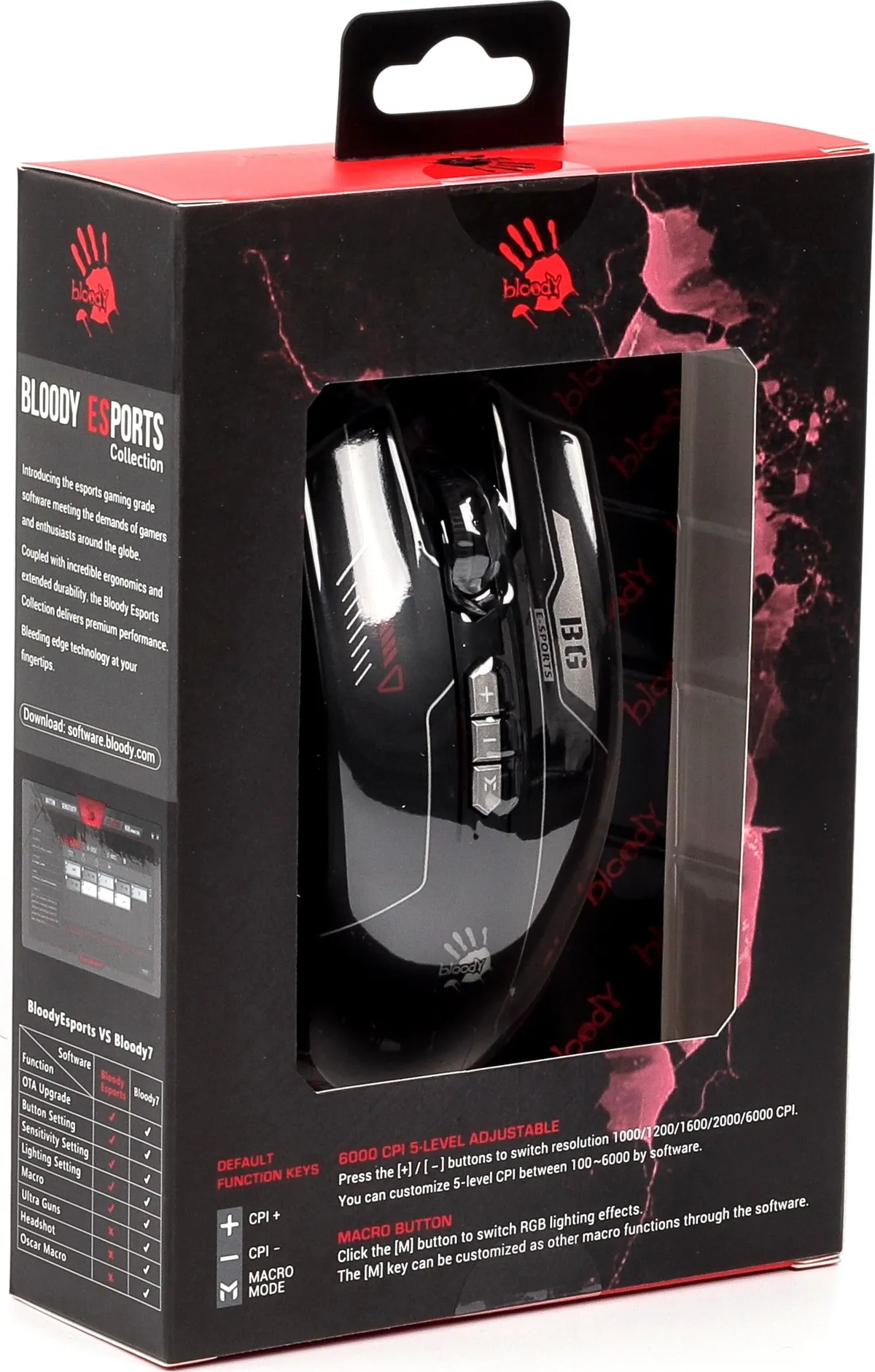 Миша A4Tech ES7 Bloody Esports Black - мініатюра 8