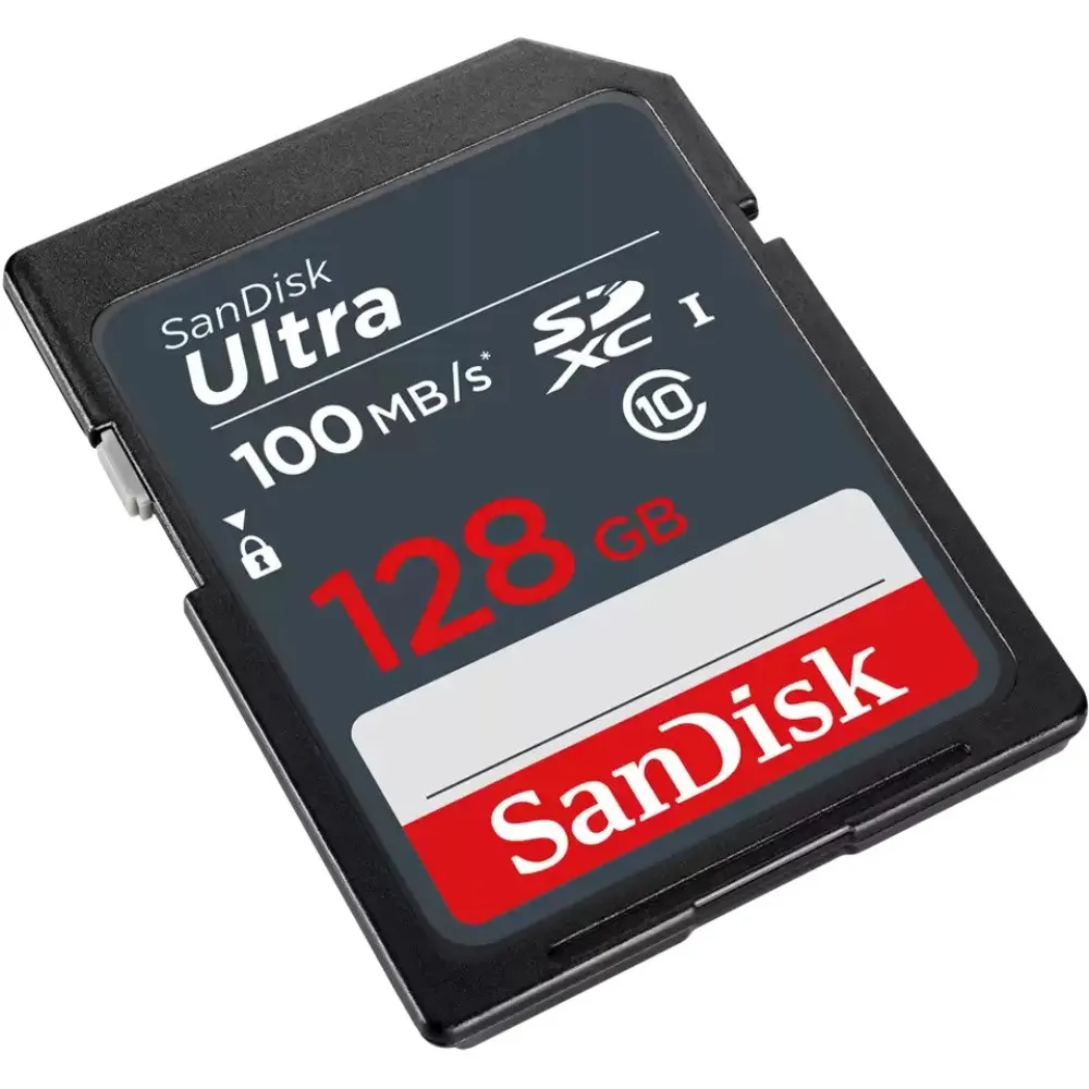 Карта пам`яті SDXC 128GB UHS-I Class 10 SanDisk Ultra R100MB/s (SDSDUNR-128G-GN3IN) - мініатюра 2