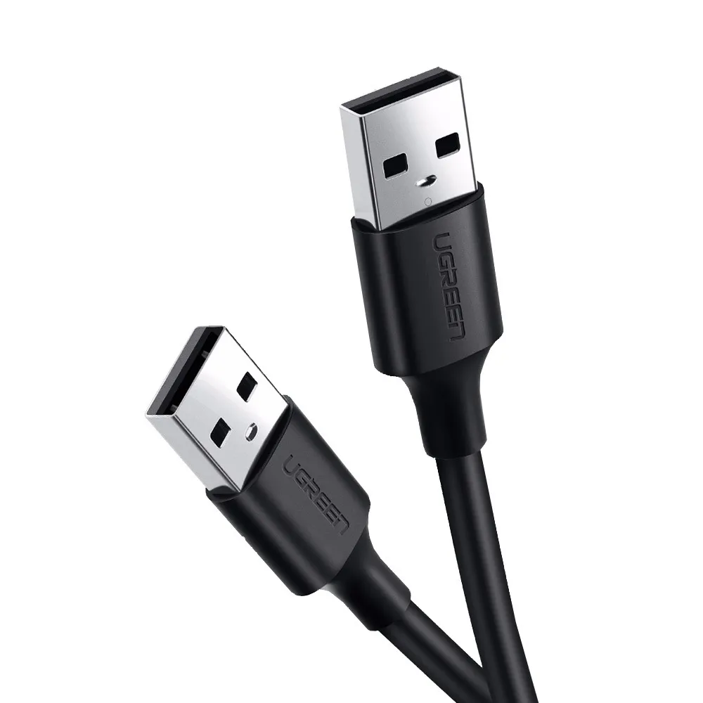 Кабель Ugreen US102 USB - USB (AM/AM), 0.5 м, Black (10308) - зображення 1