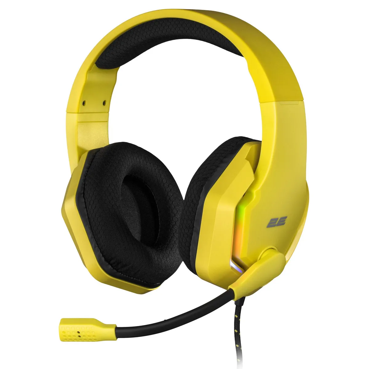 Гарнітура 2E Gaming HG315 RGB USB 7.1 Yellow (2E-HG315YW-7.1) - зображення 1