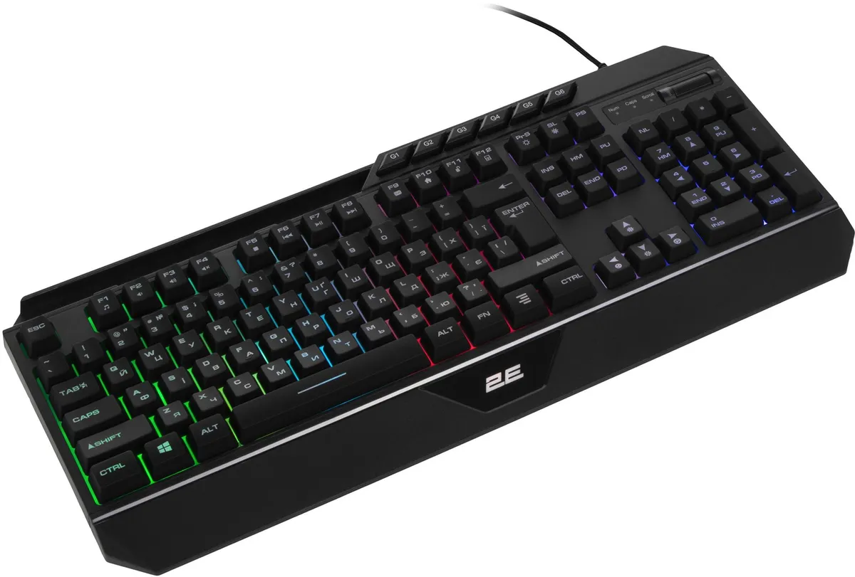 Клавіатура 2E Gaming KG315 RGB USB Black Ukr (2E-KG315UBK) - мініатюра 3