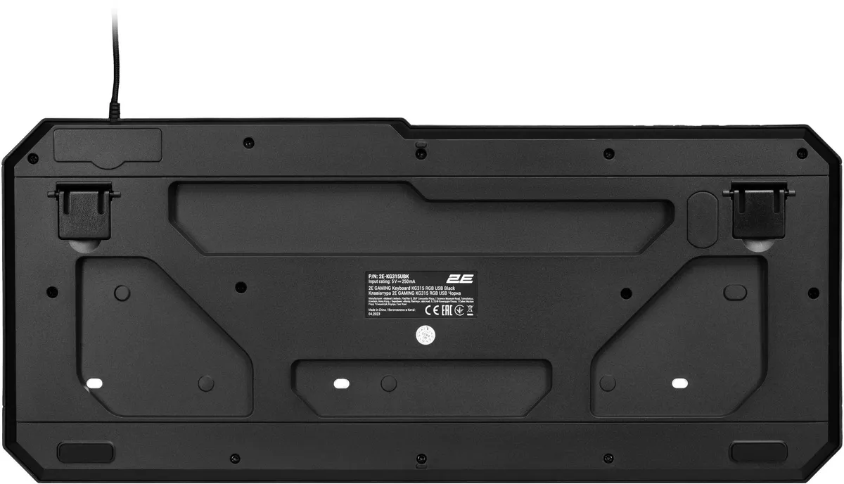 Клавіатура 2E Gaming KG315 RGB USB Black Ukr (2E-KG315UBK) - мініатюра 7