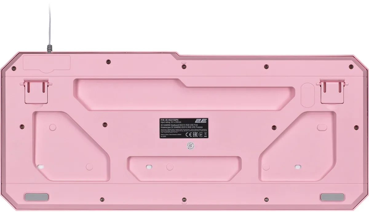Клавіатура 2E Gaming KG315 RGB USB Pink Ukr (2E-KG315UPK) - мініатюра 8
