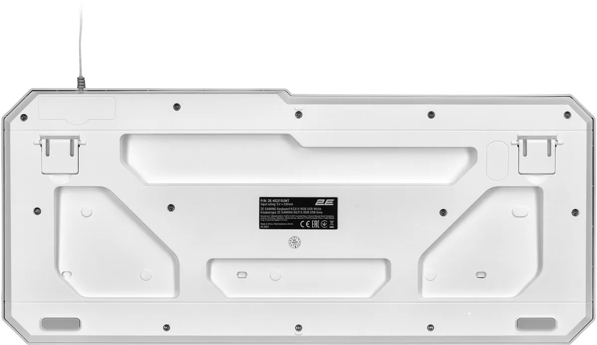 Клавіатура 2E Gaming KG315 RGB USB White Ukr (2E-KG315UWT) - мініатюра 7
