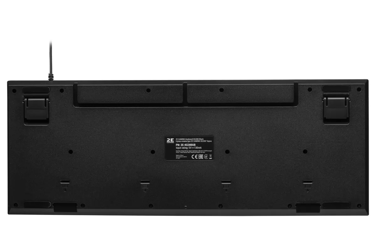 Клавіатура 2E Gaming KG300UB LED Ukr Black (2E-KG300UB) - мініатюра 7
