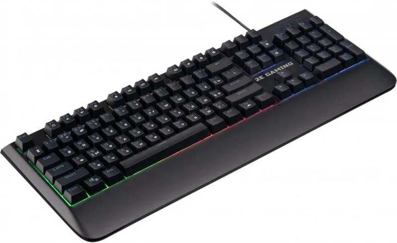 Клавіатура 2E Gaming KG325UB LED Ukr Black (2E-KG325UB) - мініатюра 2