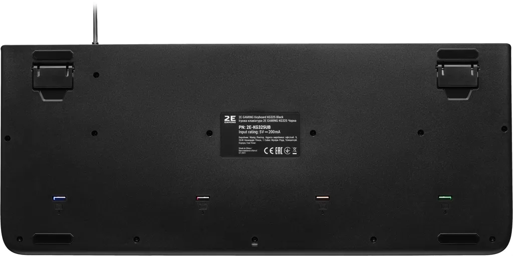 Клавіатура 2E Gaming KG325UB LED Ukr Black (2E-KG325UB) - мініатюра 7