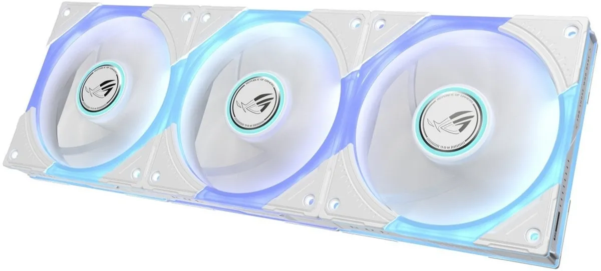 Вентилятор Asus ROG Eurux GR120 FAN ARGB Reverse White 3in1 (90DA00K3-B09020) - мініатюра 2