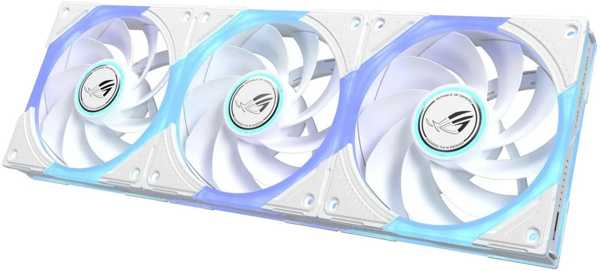 Вентилятор Asus ROG Eurux GR120 FAN ARGB Reverse White 3in1 (90DA00K3-B09020) - мініатюра 3