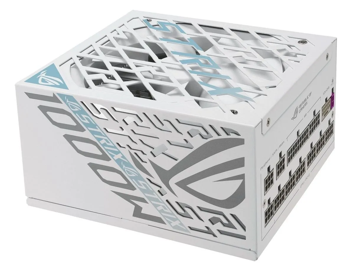Блок живлення Asus ROG Strix 1000P Gaming White (90YE00W9-B0NA00) - мініатюра 2
