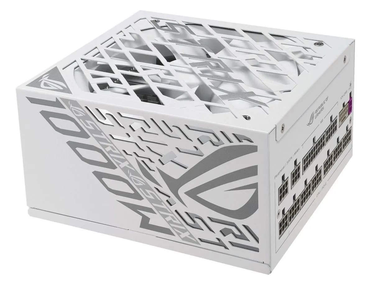 Блок живлення Asus ROG Strix 1000P Gaming White (90YE00W9-B0NA00) - мініатюра 3