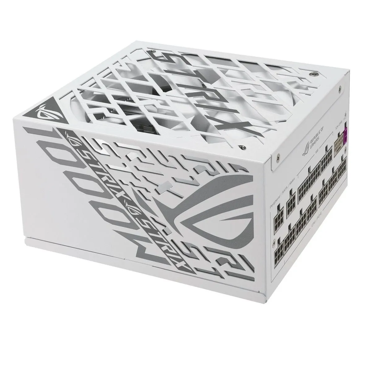 Блок живлення Asus ROG Strix 1000P Gaming White (90YE00W9-B0NA00) - мініатюра 4