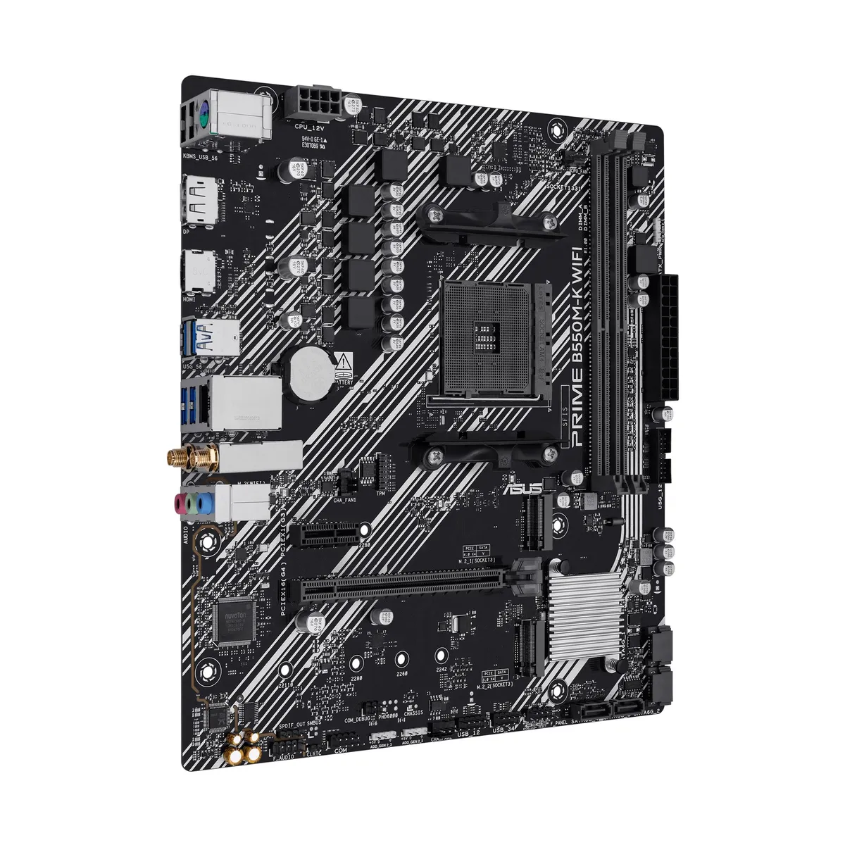 Материнська плата Asus Prime B550M-K WiFi Socket AM4 - мініатюра 3
