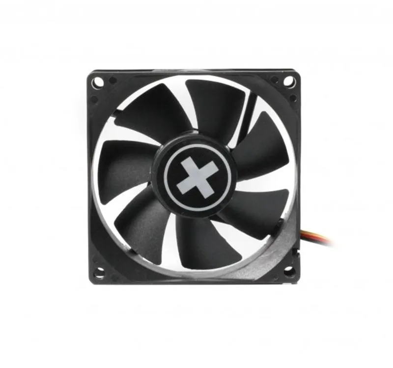 Вентилятор Xilence XPF80.W (XF034), 80х80х25мм, 3-pin+4-pin, Black - зображення 1