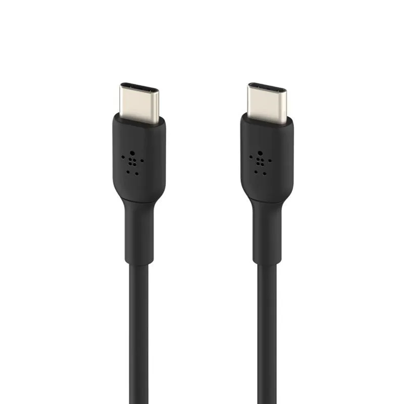 Кабель Belkin USB Type-C-USB Type-C, 1м Black (CAB003BT1MBK) - мініатюра 2