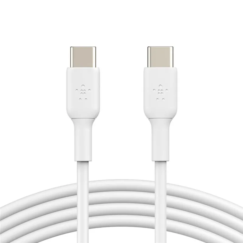 Кабель Belkin USB Type-C-USB Type-C, 1м White (CAB003BT1MWH) - зображення 1