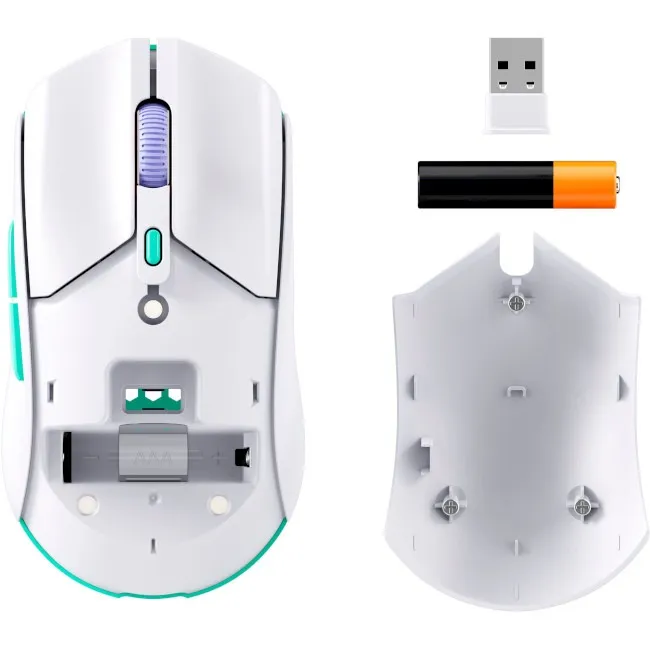 Миша бездротова HyperX Pulsefire Haste 2 Core Wireless White (8R2E7AA) - мініатюра 2
