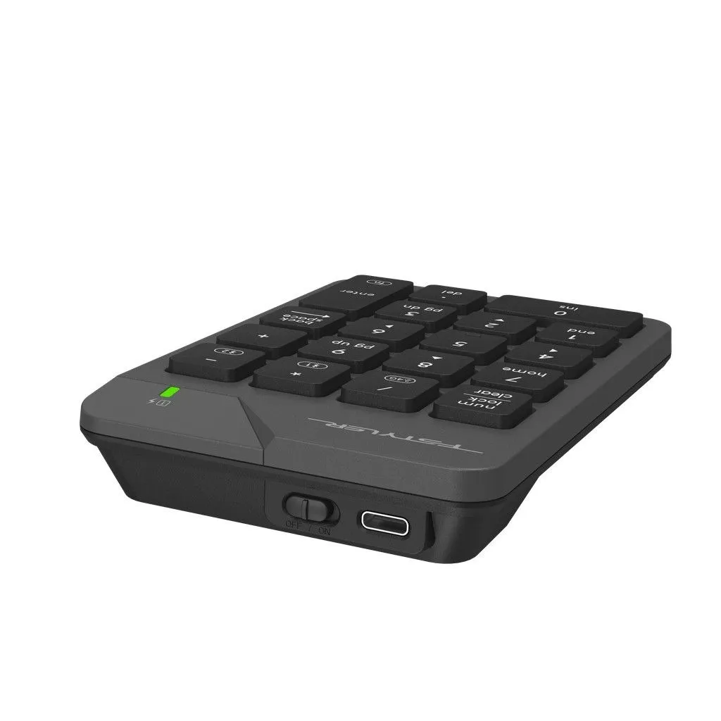 Клавіатура цифрова A4Tech FBK21C Smoky Grey - мініатюра 4