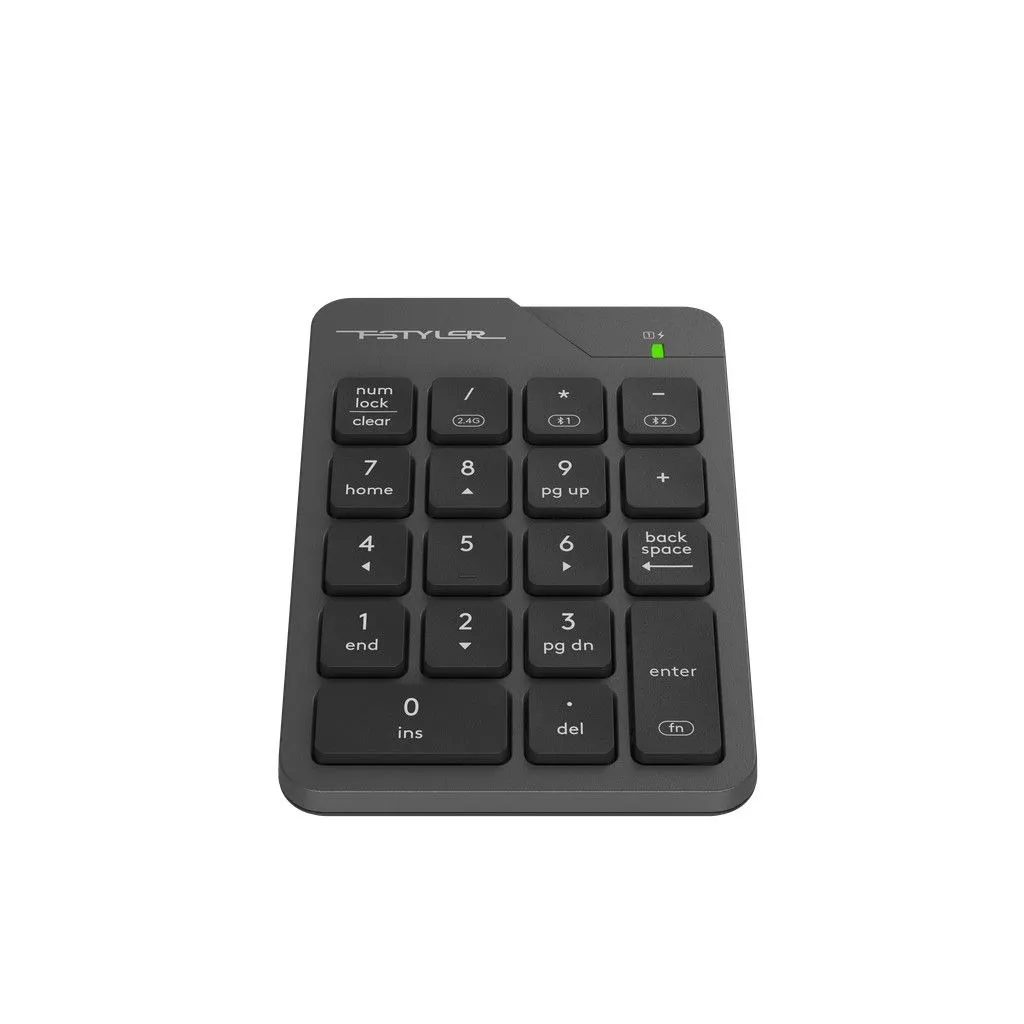 Клавіатура цифрова A4Tech FBK21C Smoky Grey - мініатюра 5