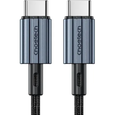 Дата кабель USB-C to USB-C 1.2m USB 2.0 60W Choetech (XCC-1014-BK) - мініатюра 2