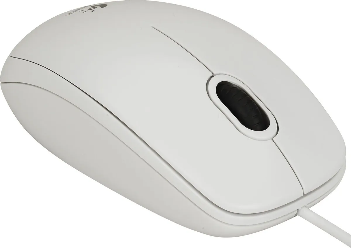 Мишка Logitech B100 White (910-003360) - мініатюра 4