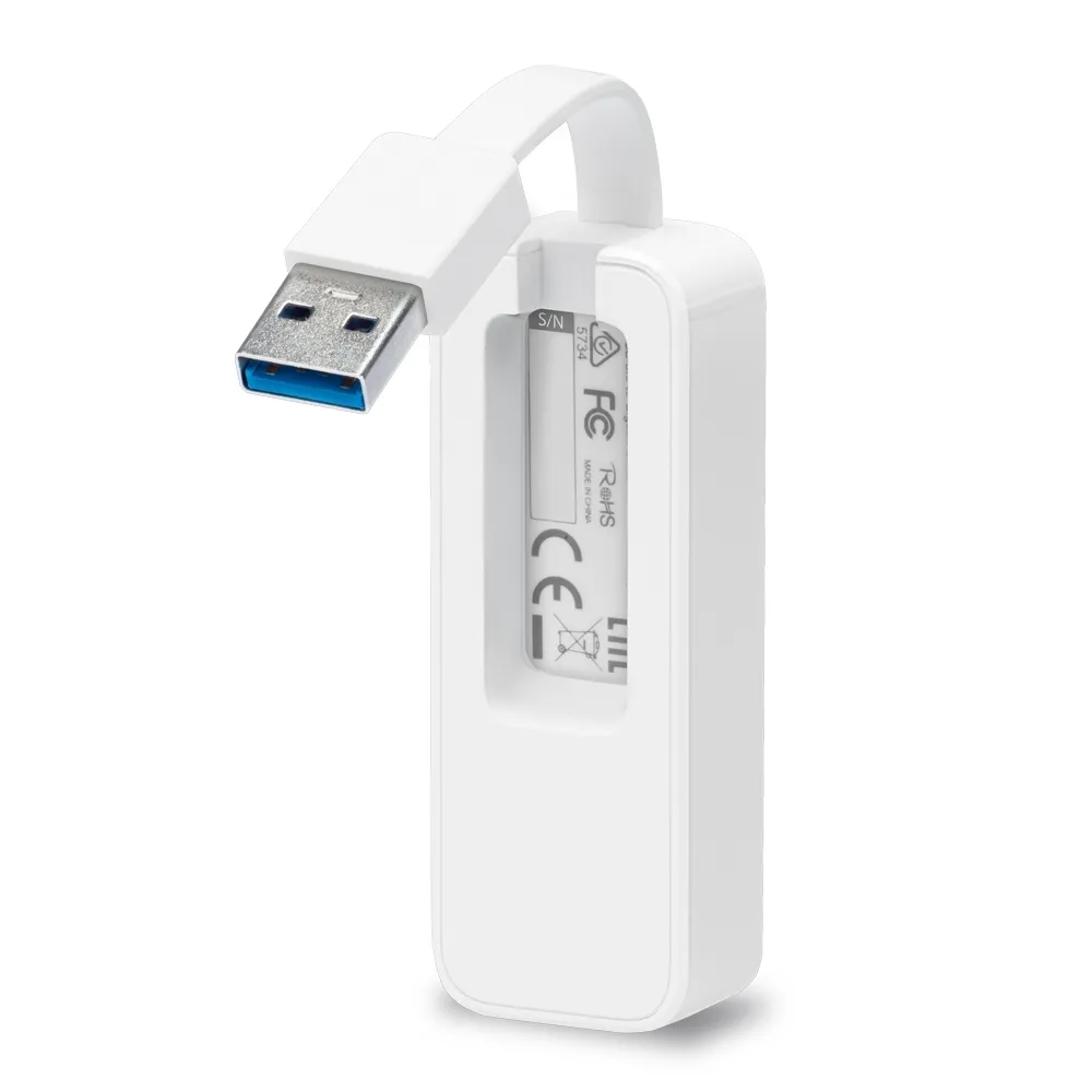 Мережевий адаптер TP-Link UE300 (USB 3.0, 10/100/1000Mbps) - мініатюра 3