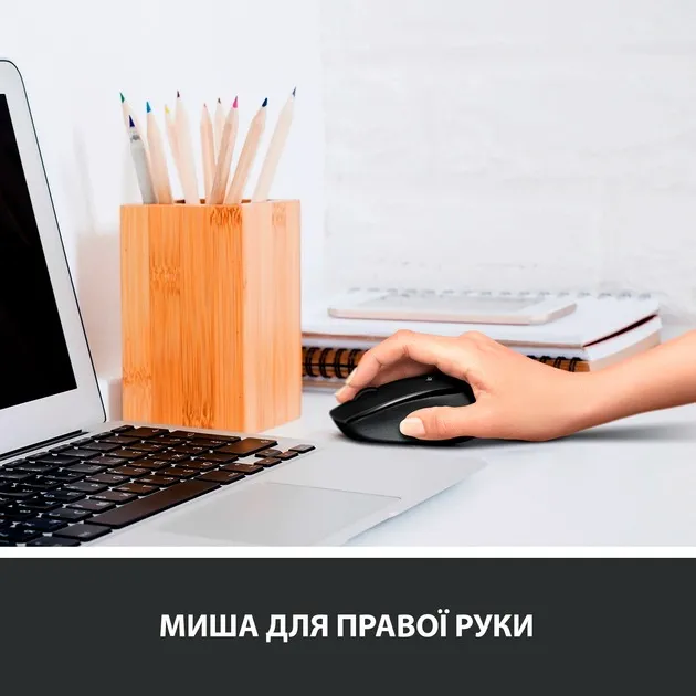 Миша бездротова Logitech M330 Silent Plus Red (910-004911) - мініатюра 5