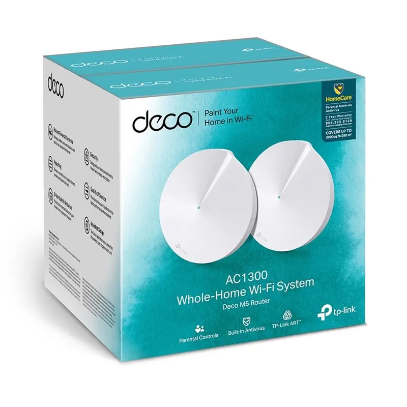 WiFi Mesh-система TP-Link Deco M5(2-PACK) - мініатюра 3
