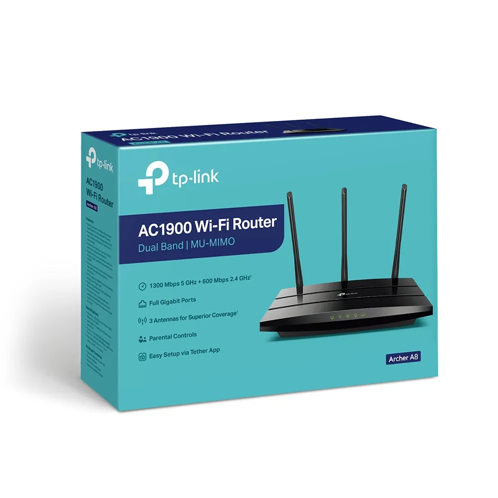 Бездротовий маршрутизатор TP-Link Archer A8 - мініатюра 4