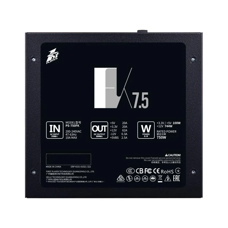 Блок живлення 1stPlayer PS-750FK 750W - мініатюра 5