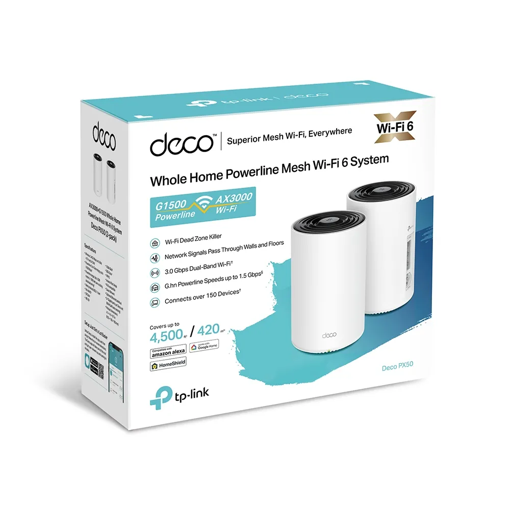 WiFi Mesh-система TP-Link Deco PX50(2-pack) - мініатюра 3