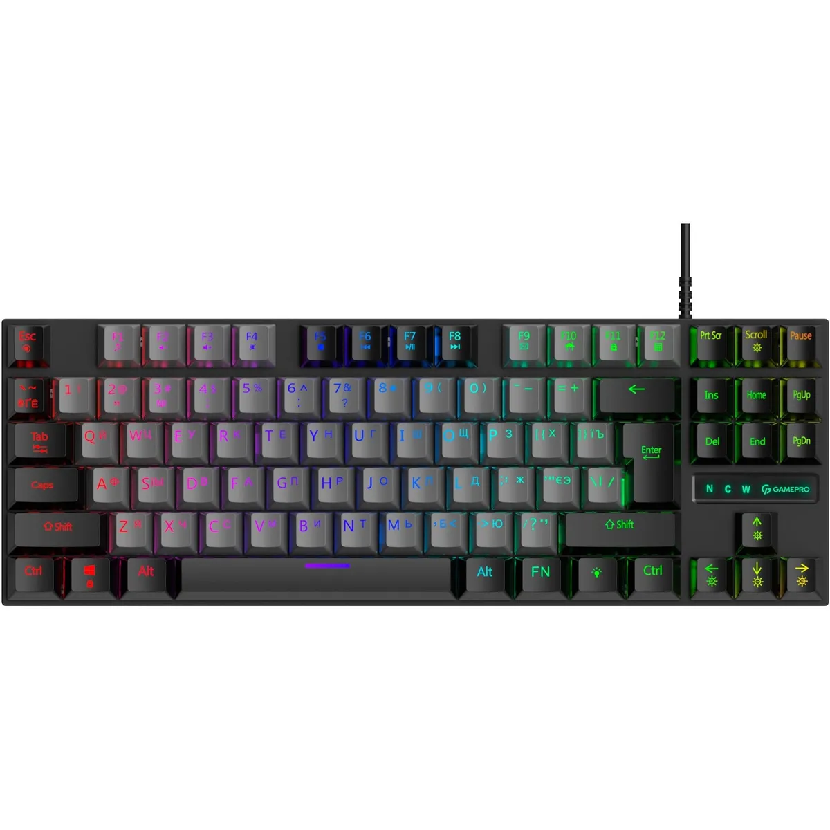 Клавіатура GamePro MK100B Black - зображення 1