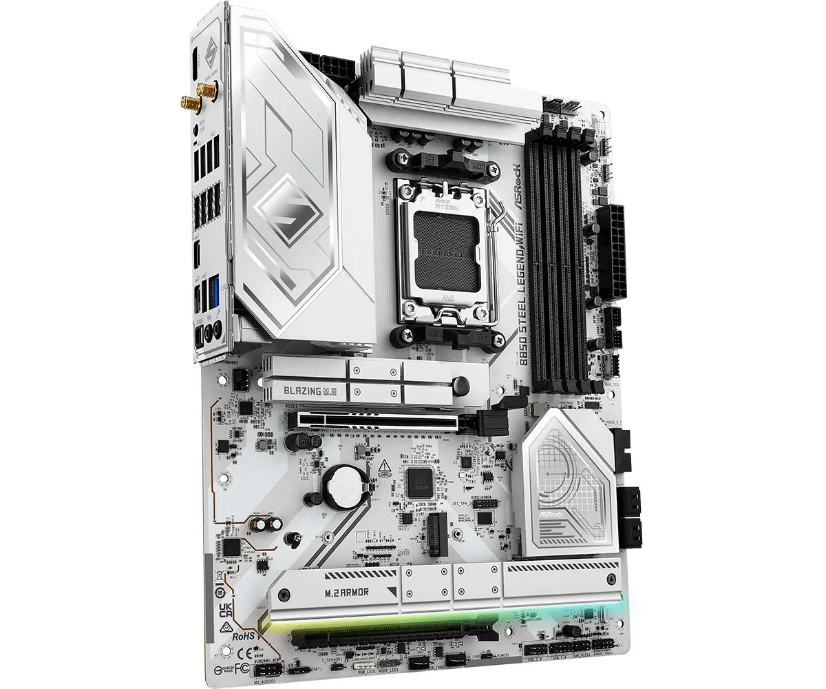 Материнська плата ASRock B850 Steel Legend WiFi Socket AM5 - мініатюра 4