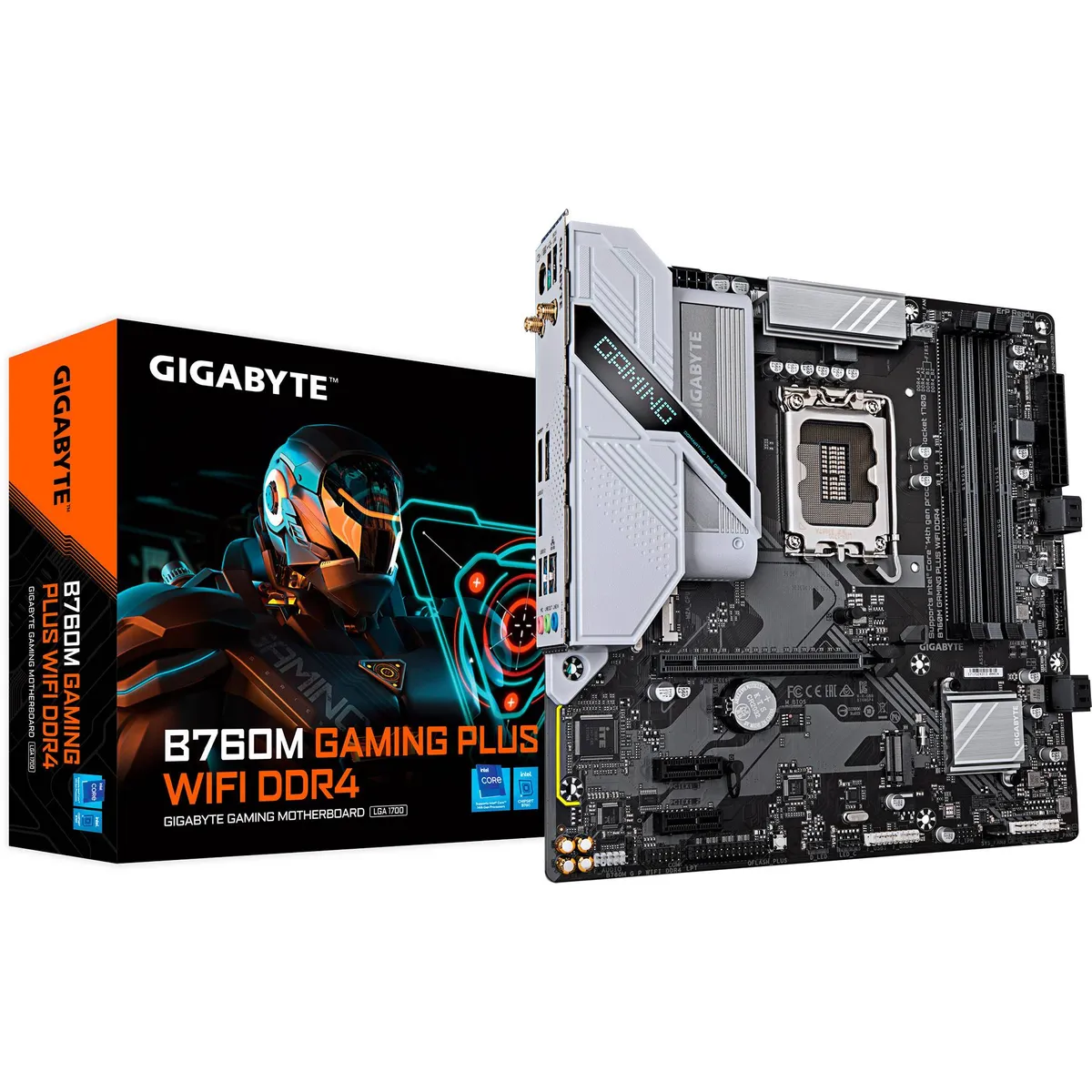 Материнська плата Gigabyte B760M Gaming Plus WiFi DDR4 Socket 1700 - зображення 1