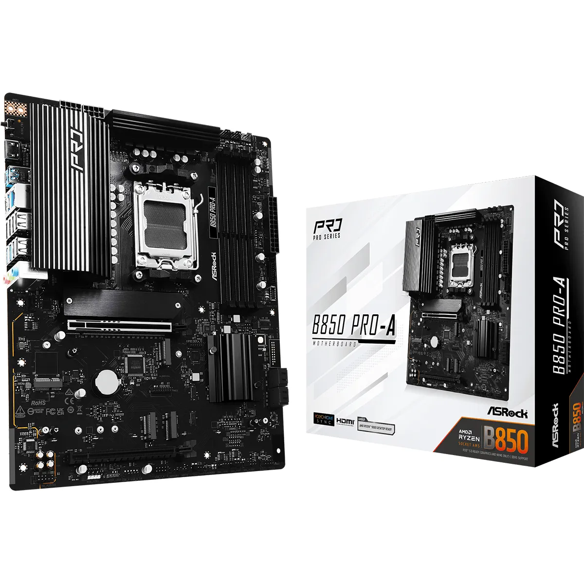 Материнська плата ASRock B850 Pro-A Socket AM5 - зображення 1